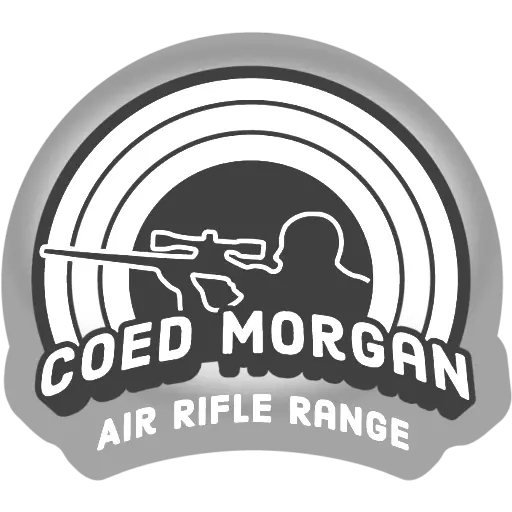 The logo for Coed Morgan Air Rifle Range